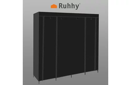 Látkowa składana szafa – 170 × 170 × 42 cm