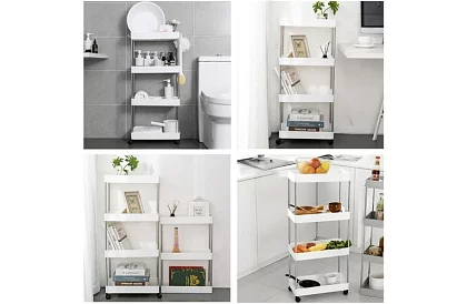 Organizator na kółkach - półki