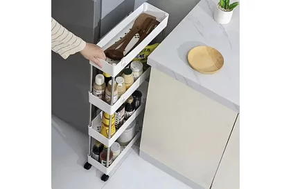 Organizator na kółkach - półki