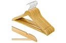 Drewniane wieszaki na odzież – zestaw 10 sztuk