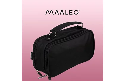 Etui szkolne - czarna piórnik z uchwytem