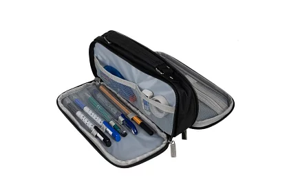 Etui szkolne - czarna piórnik z uchwytem