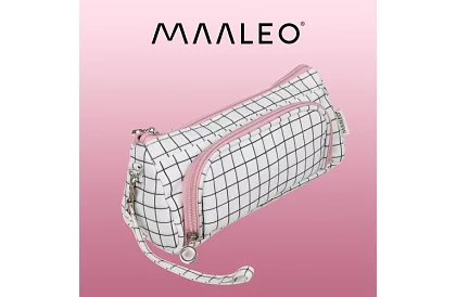 Etui szkolne - w kratkę piórnik