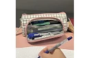 Etui szkolne - w kratkę piórnik