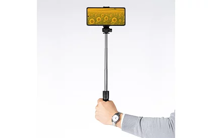 Bluetooth selfie stick 2w1 - statyw - pilot zdalnego sterowania