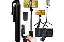 Bluetooth selfie stick 2w1 - statyw - pilot zdalnego sterowania