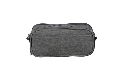 Rozszerzalne etui szkolne - szary piórnik