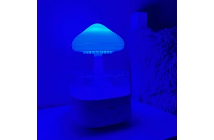 Nawilżacz z lampą nocną LED z efektem padającego deszczu