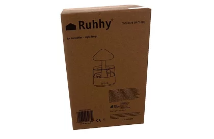 Nawilżacz z lampą nocną LED z efektem padającego deszczu