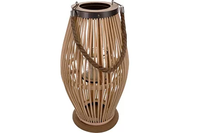 Lampa bambusowa - świecznik 23 x 40 cm