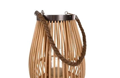 Lampa bambusowa - świecznik 23 x 40 cm