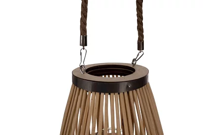 Lampa bambusowa - świecznik 23 x 40 cm