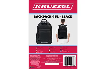 Plecak o pojemności 45 litrów – czarny