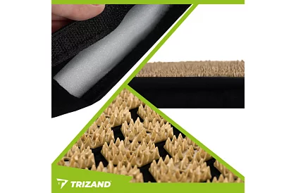 Poduszka akupresurowa z poduszką i 2 piłkami do masażu