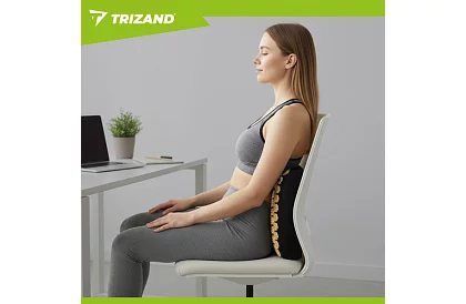 Poduszka akupresurowa z poduszką i 2 piłkami do masażu