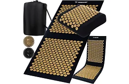 Poduszka akupresurowa z poduszką i 2 piłkami do masażu