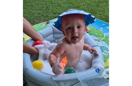 Daszek dla dzieci do mycia głowy