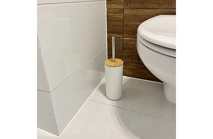 Akcesoria łazienkowe - biała zestaw 6 sztuk