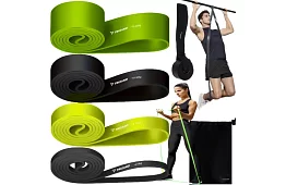 Gumy oporowe do ćwiczeń 4 sztuki – 2-40 kg