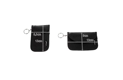 Etui na klucze i karty – blokuje kopiowanie sygnału - 2 sztuki