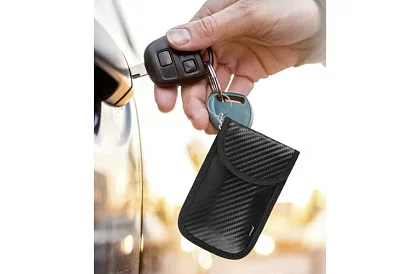 Etui na klucze i karty – blokuje kopiowanie sygnału - 2 sztuki