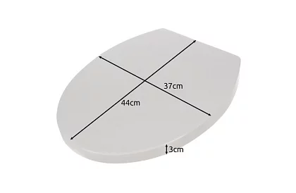 WC deska z wolframem spowolnionym opadaniem