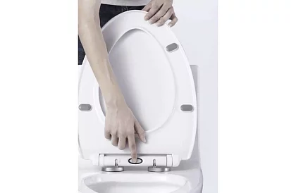 WC deska z wolframem spowolnionym opadaniem