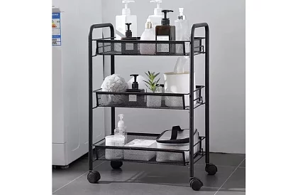 Mobilny regał na kółkach - 65 x 25 x 44 cm