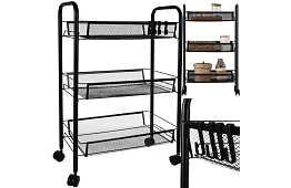 Mobilny regał na kółkach - 65 x 25 x 44 cm