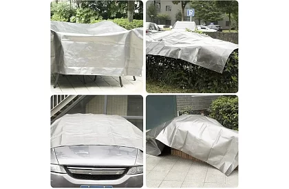 Plandeka z oczkami - 3 x 4 metry