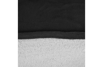 Duża oversize bluza - czarny koc