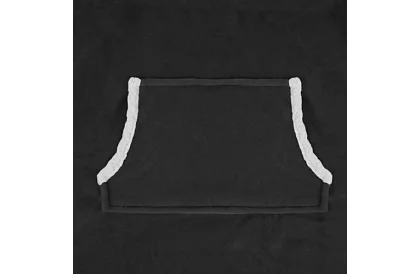 Duża oversize bluza - czarny koc