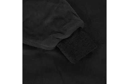 Duża oversize bluza - czarny koc