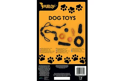 Duża zestaw zabawek dla psów - 10szt