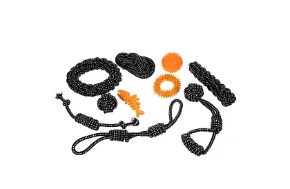 Duża zestaw zabawek dla psów - 10szt