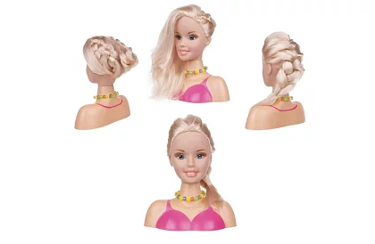 Głowa do stylizacji włosów + akcesoria