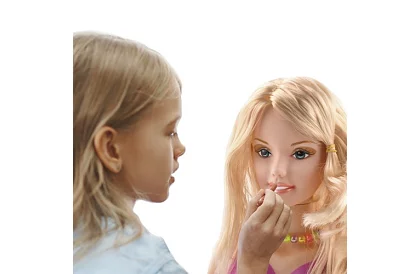 Głowa do stylizacji włosów + akcesoria