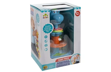 Rozkręcająca zabawka – Hipopotam zwierzęcy