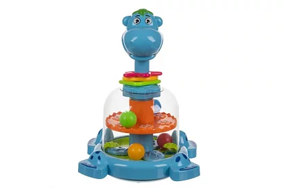 Rozkręcająca zabawka – Hipopotam zwierzęcy