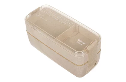 Skrzynka na przekąski z sztućcami - pudełko na lunch 750ml