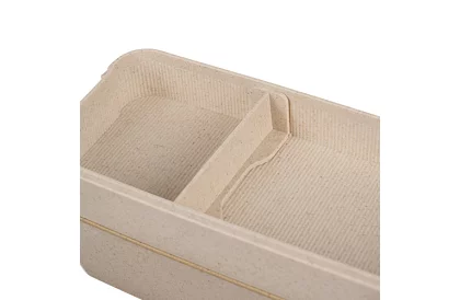 Skrzynka na przekąski z sztućcami - pudełko na lunch 750ml