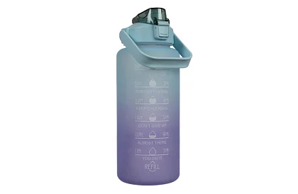 Duża motywacyjna butelka na wodę 2000 ml