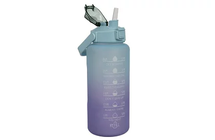 Duża motywacyjna butelka na wodę 2000 ml