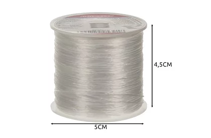 Przezroczysta guma do produkcji bransoletek - 40 m