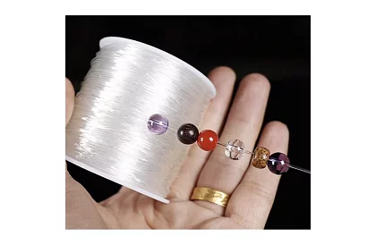 Przezroczysta guma do produkcji bransoletek - 40 m