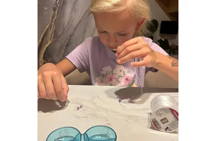 Przezroczysta guma do produkcji bransoletek - 40 m