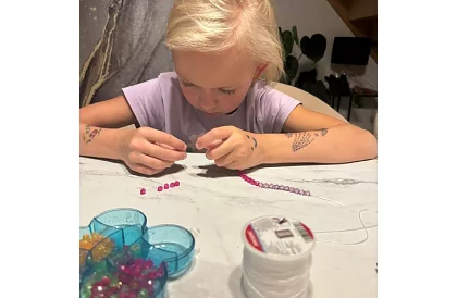 Przezroczysta guma do produkcji bransoletek - 40 m