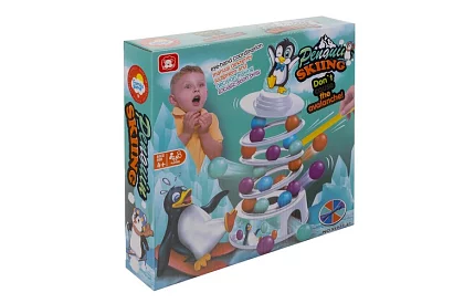 Gra umiejętności dla dzieci - Pingwin na wieży