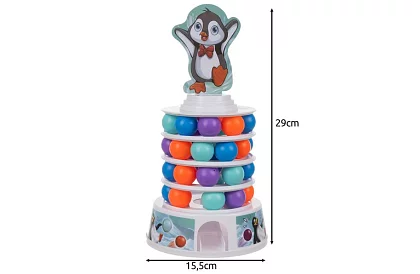 Gra umiejętności dla dzieci - Pingwin na wieży