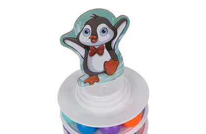 Gra umiejętności dla dzieci - Pingwin na wieży